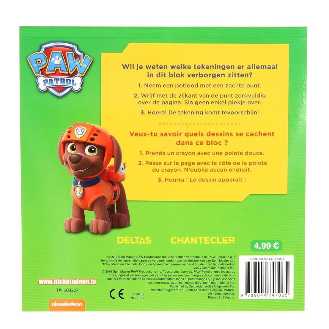 PAW Patrol Super Magic Toverkrasblok - 48 Pagina's Multicolor