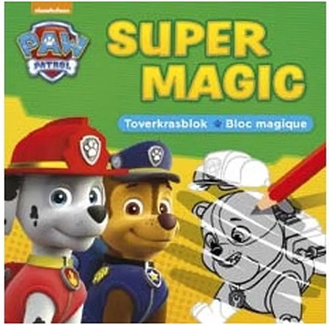 PAW Patrol Super Magic Toverkrasblok - 48 Pagina's Multicolor