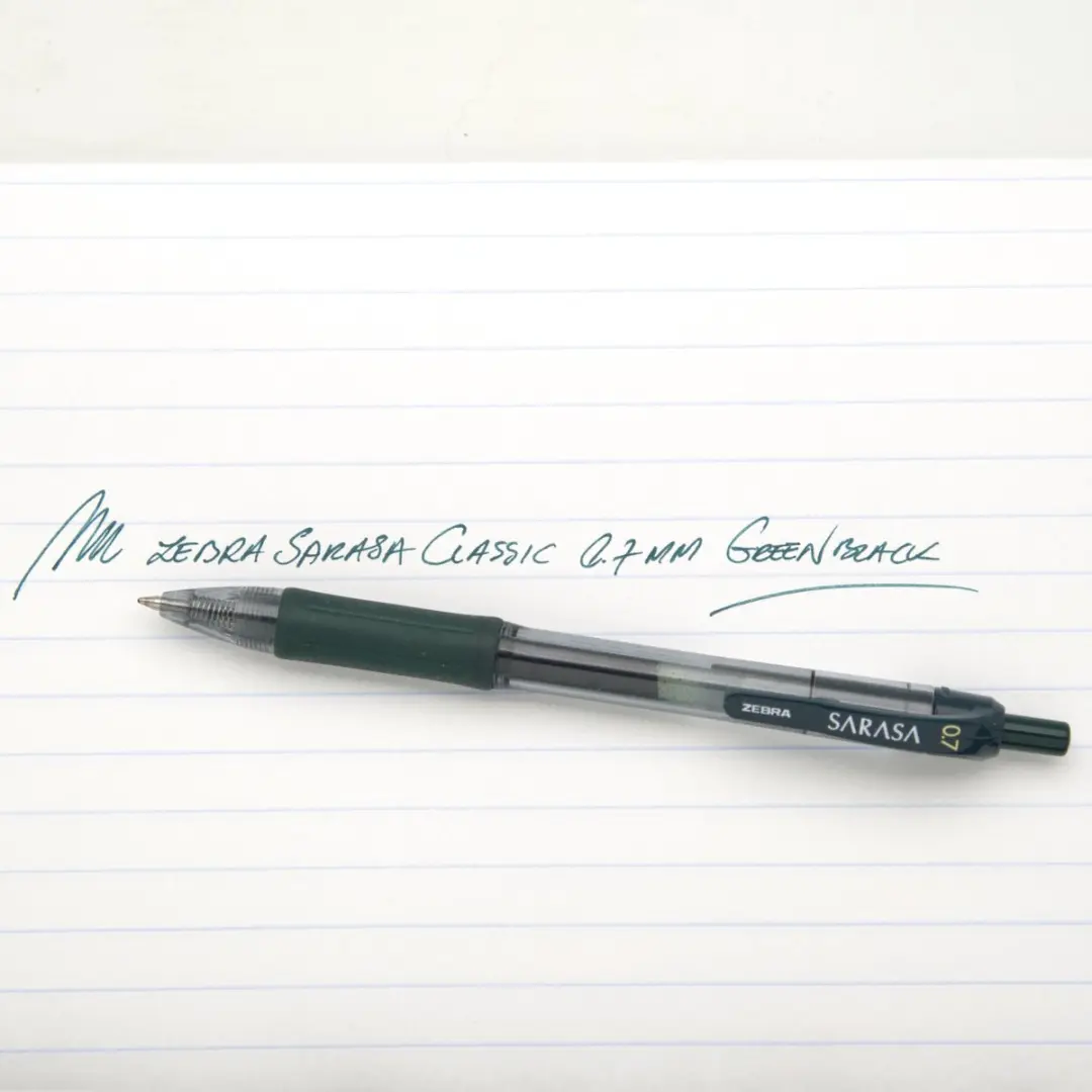 Zebra Sarasa Classic 0.7 Gelpen - Groen/Zwart