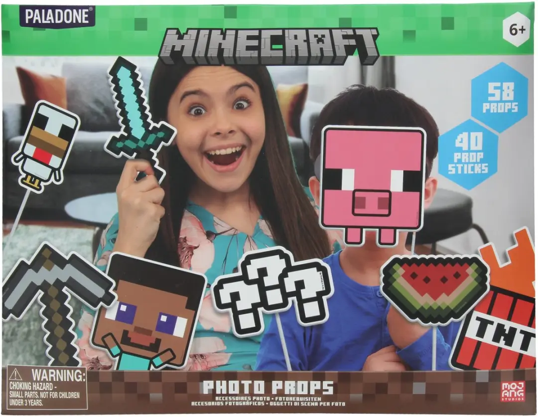 Paladone Minecraft Fotoprops - 58 Stuks