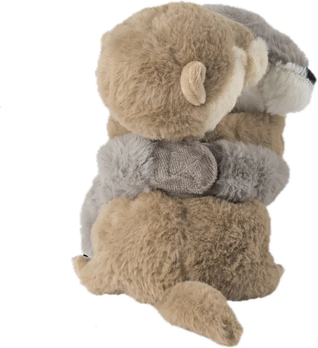 Warmies Knuffelvrienden Otter Duo - Bruin/Grijs