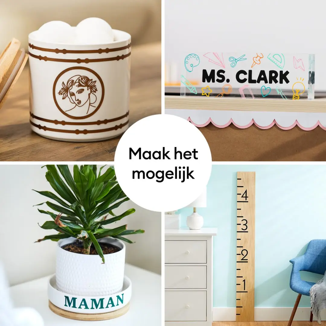 Cricut Joy Smart Vinyl Permanent 14x122cm - Wit