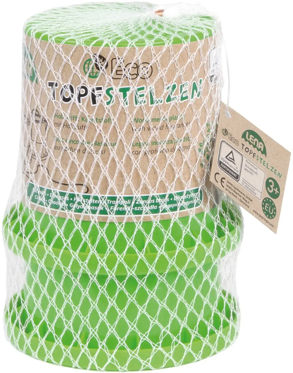 Lena Eco Loopklossen - Groen 17cm - Meerkleurig