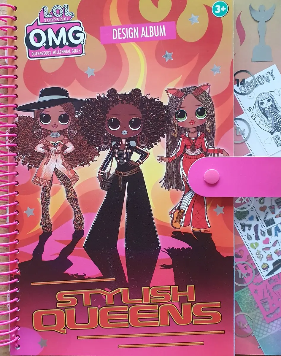 LOL Surprise! Stylish Queens Stickers & Sjablonen