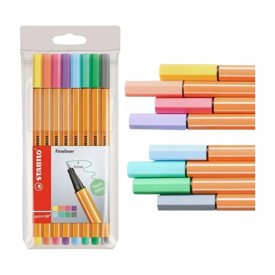 STABILO Point 88 Pastel Fineliners