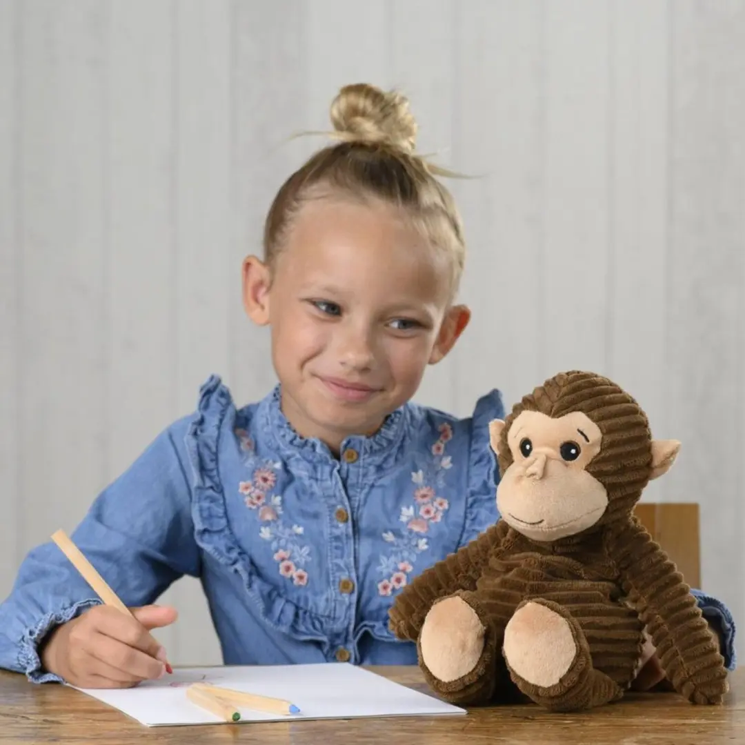 Warmies Knuffel Aap 30cm - Bruin