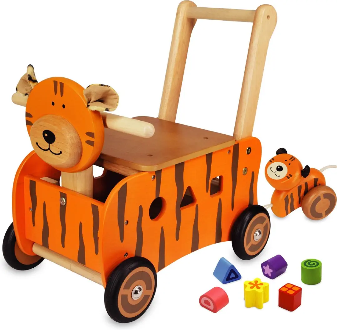 I'm Toy Loop Duwwagen Tijger