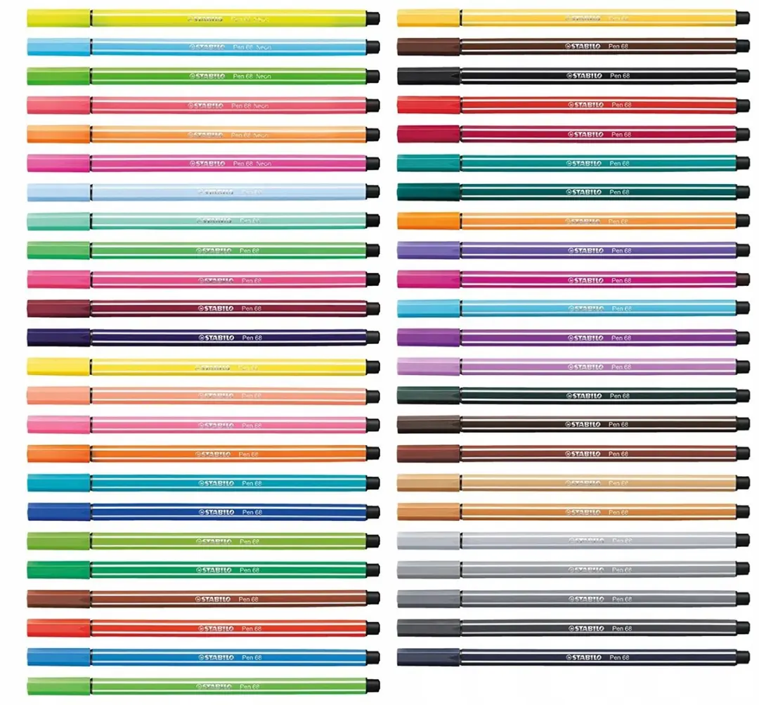 STABILO Pen 68 Marker Lichtgroen 1mm