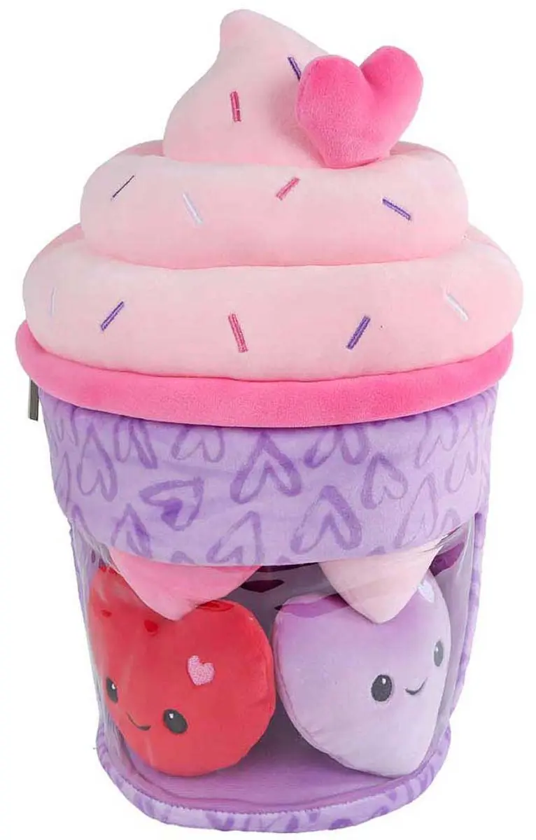Van Manen Pluche IJsje Knuffel Fluffy Menu 36cm - Meerkleurig