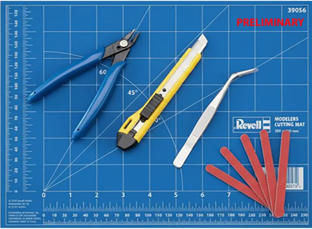 Revell Hobby Tool Kit Basic 39639 - 5-delig Gereedschap - Multicolor