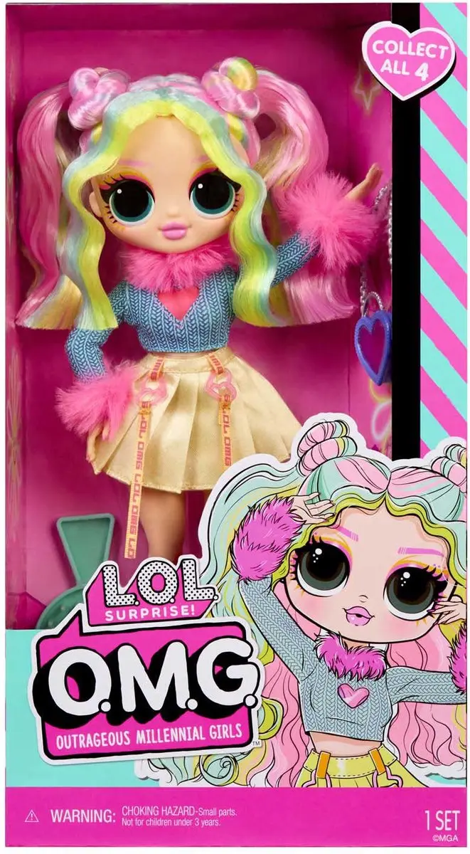 LOL! Surprise OMG Doll Bubblegum D.J. - Meerkleurig