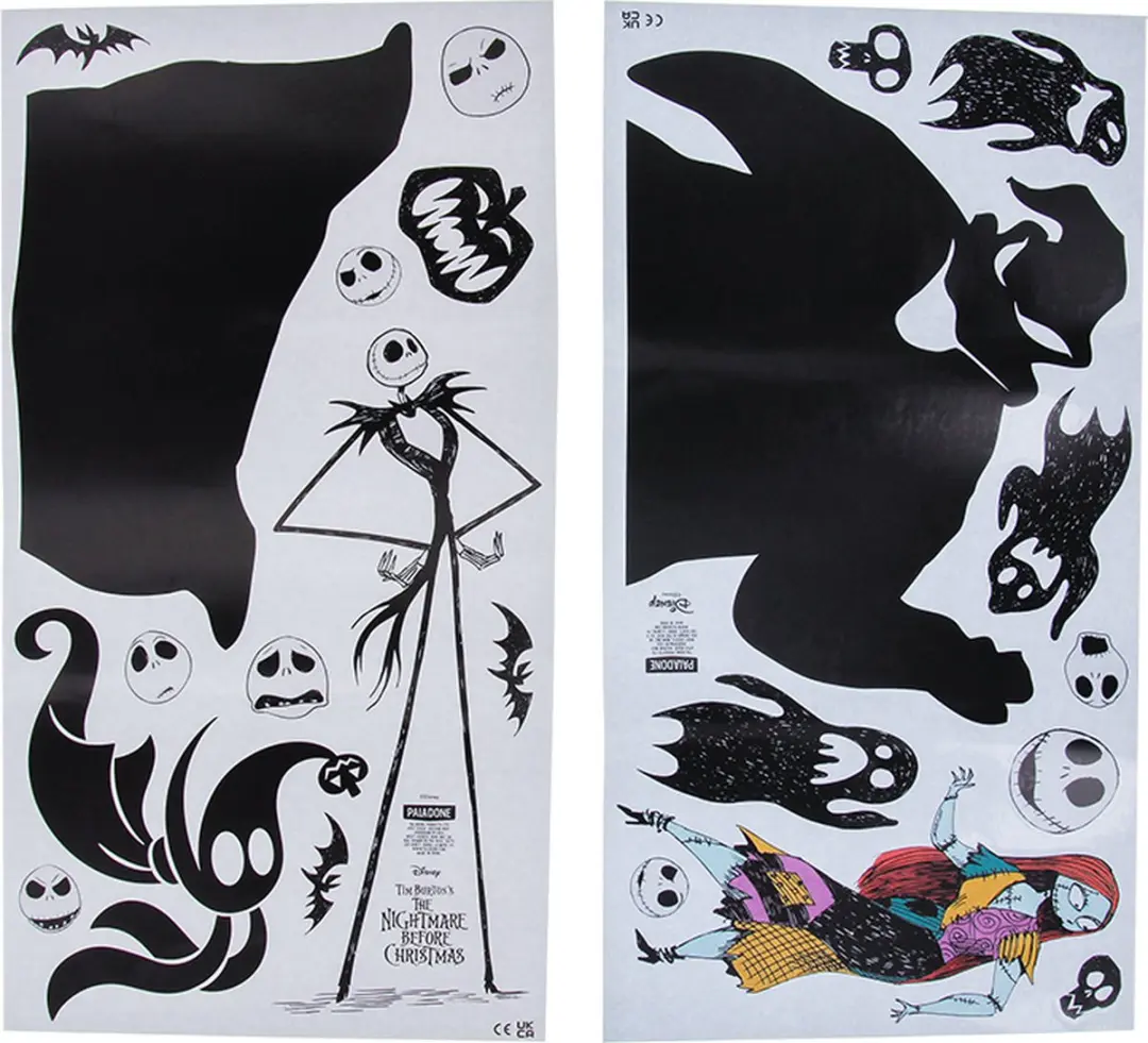 Paladone The Nightmare Before Christmas Muurstickers - 20 Stuks