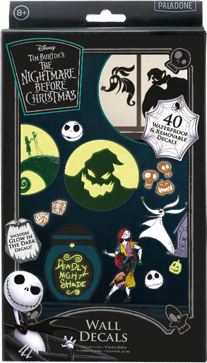 Paladone The Nightmare Before Christmas Muurstickers