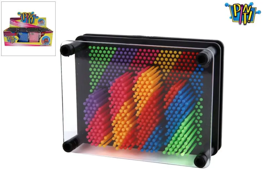 Van Manen Pin It! 3D Afdruk Rechthoek 12,5cm - Meerkleurig