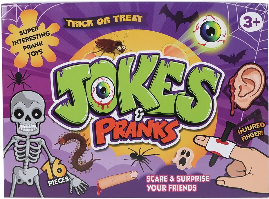 Van Manen Jokes & Pranks 16-delige Set - MPN 622178