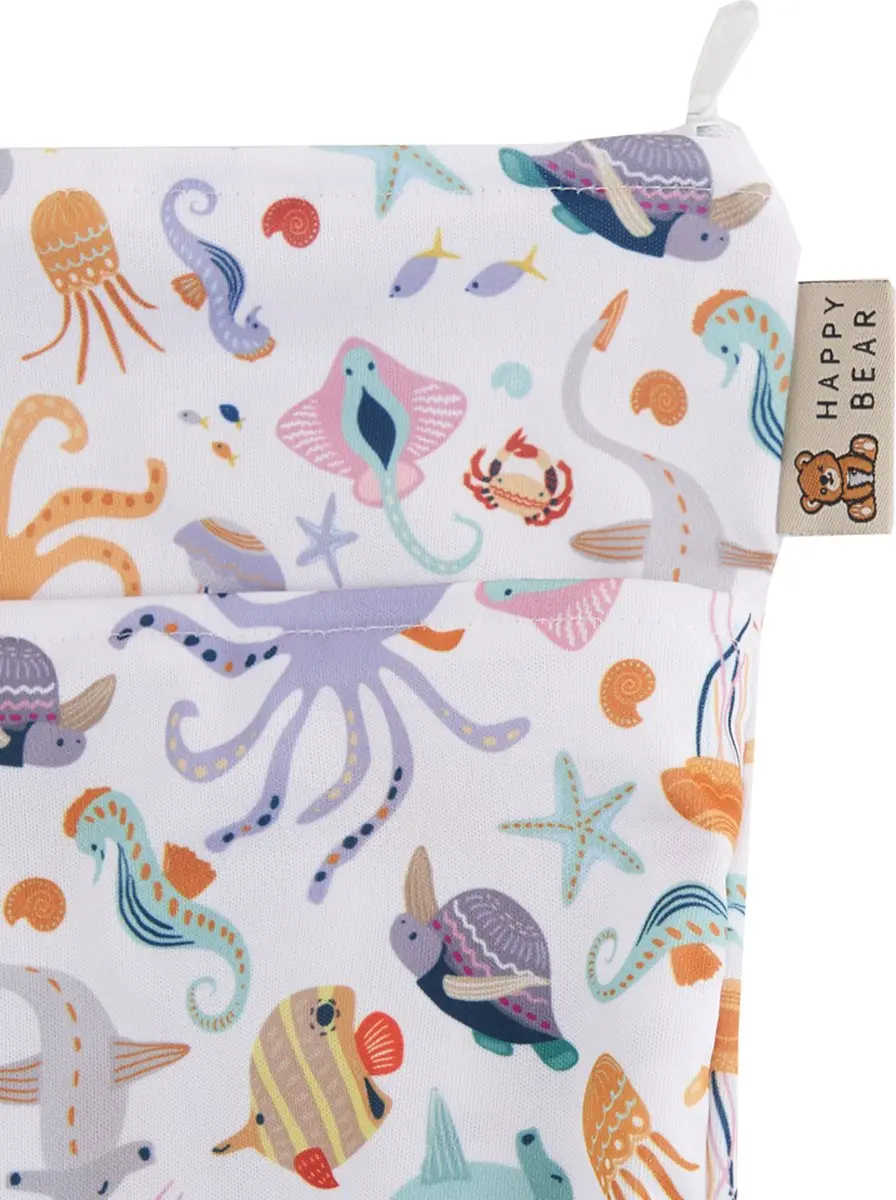 HappyBear Wetbag Marina Waterdichte Luiertas 30x40cm - afbeelding 6 van 6