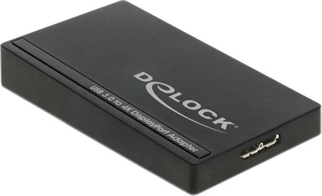 Delock USB3.0 naar DisplayPort Converter 4K - Zwart - afbeelding 2 van 5
