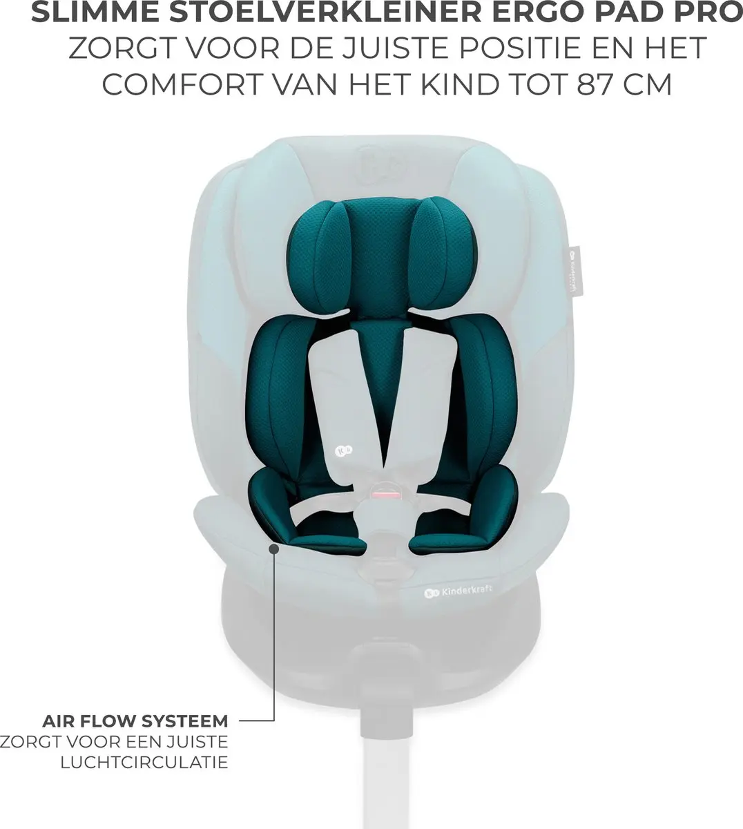 KinderKraft I-FIX i-Size Autostoel 40-150cm - Groep 0/1/2 - Blauw