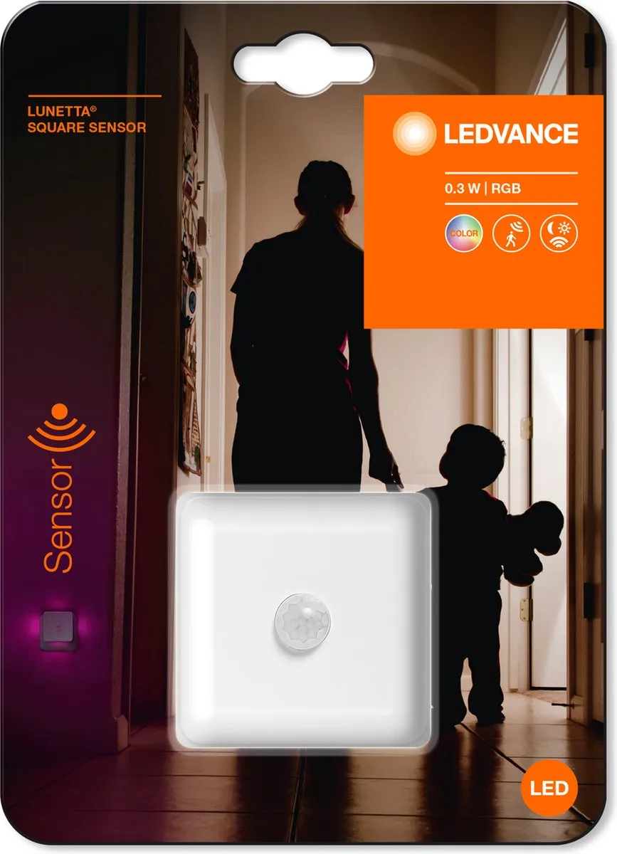 LEDVANCE Lunetta Square Nachtlampje RGB - 3W