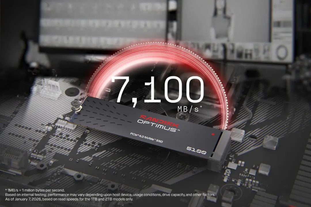 SanDisk Optimus 5100 SDSP51100TAN-000E0 SSD - 1TB - afbeelding 6 van 6