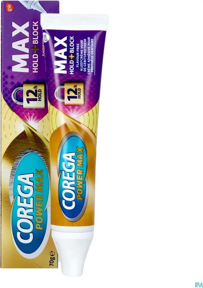 Corega Power Max Kleefpasta Max Hold+Block - 6x70g