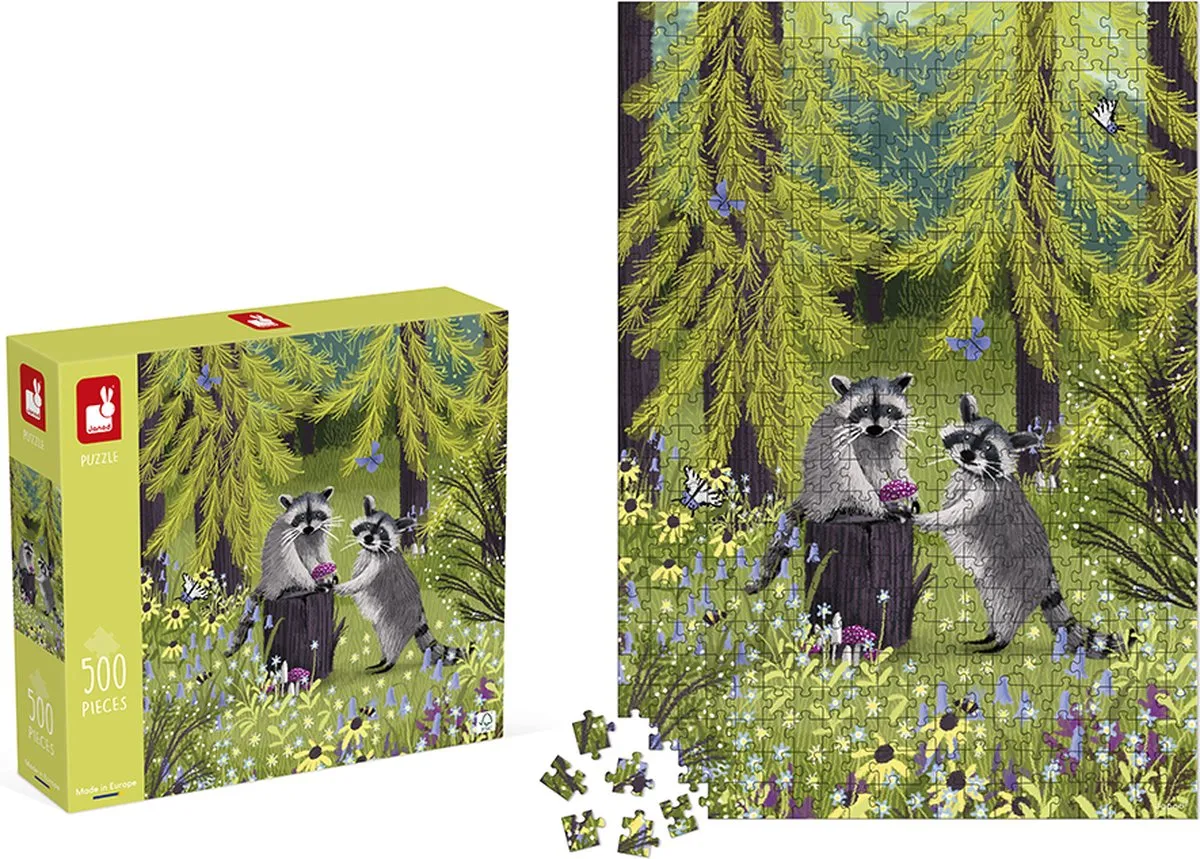 Janod Kidult Wasberen Puzzel 500 Stuks