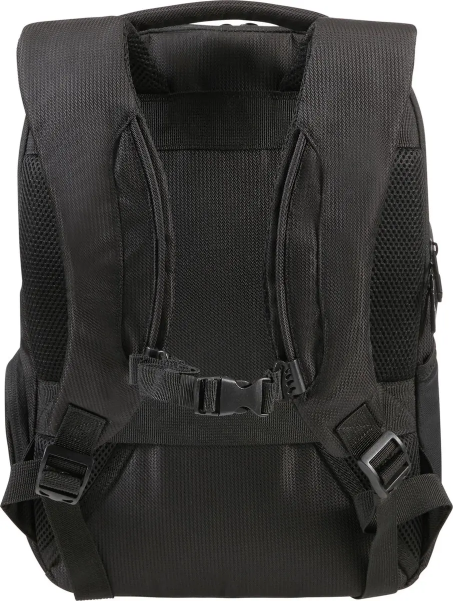 American Tourister Work-E Laptoprugzak 14" - 3 Vakken - Zwart - afbeelding 6 van 6