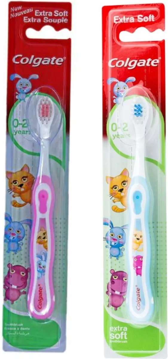 Colgate Extra Soft Kindertandenborstel 0-2 Jaar