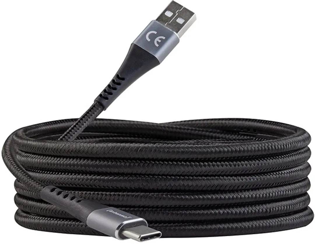 Intenso A315C USB-A naar USB-C Kabel 1.5m - Zwart