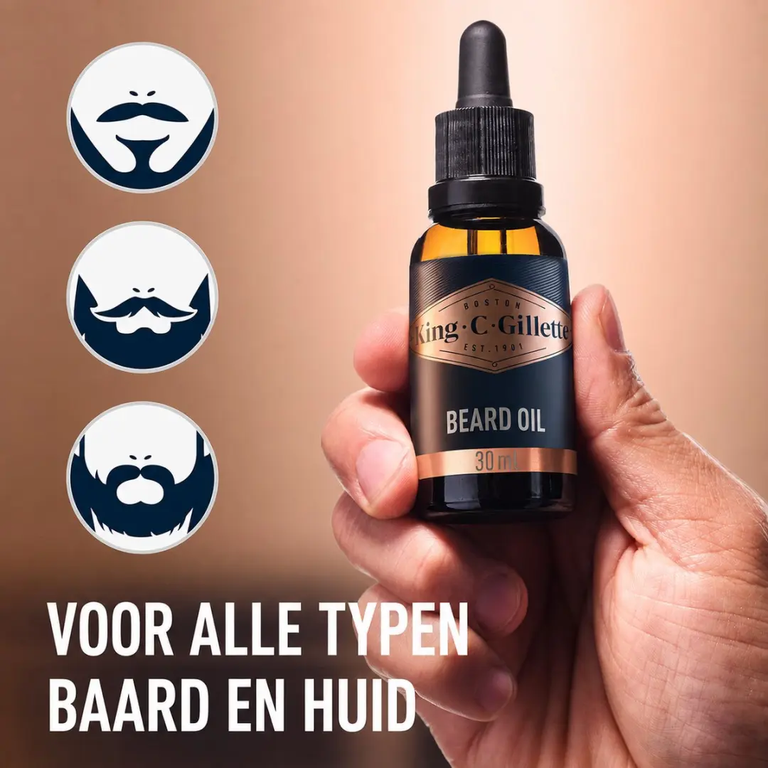 King C. Gillette Baardverzorgingsset - 4-delig