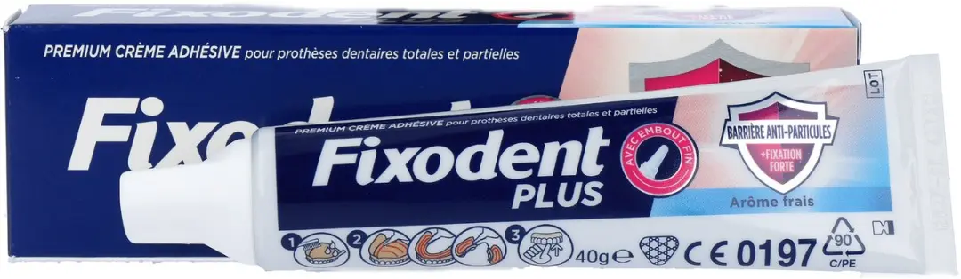 Fixodent Kleefpasta Plus Duo Bescherming 40g