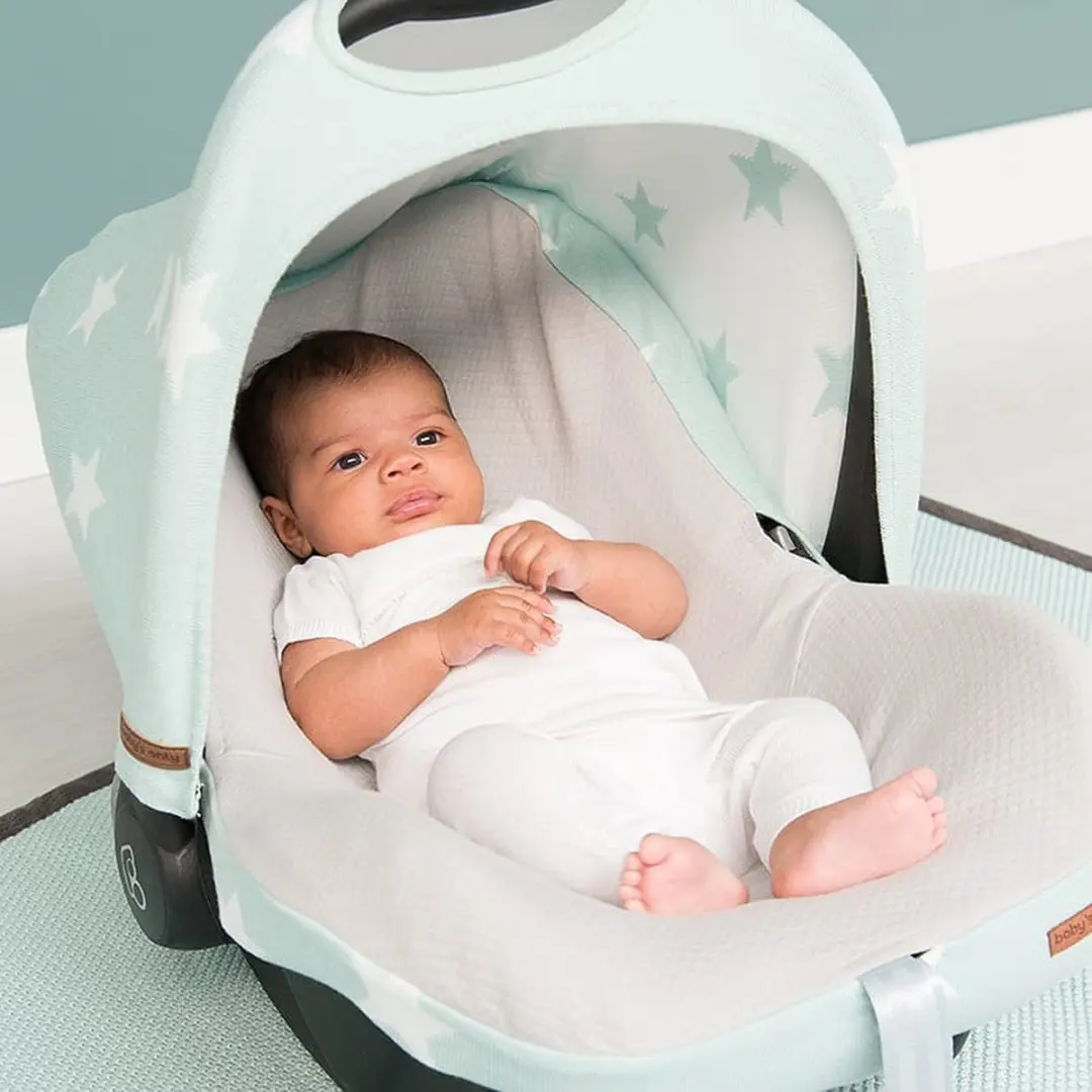 Baby's Only Autostoelhoes Maxi-Cosi 0+ Star - Roze/Wit
