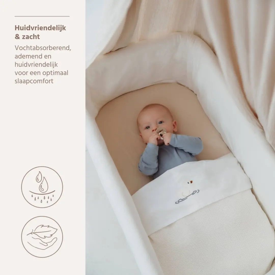 Meyco Baby Duck Ledikantlaken 100x150cm - Multicolor - 0.3 TOG