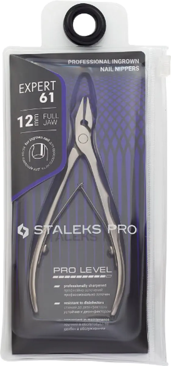 STALEKS Expert NE-61 Nageltang 12mm - RVS - Ingegroeide nagel