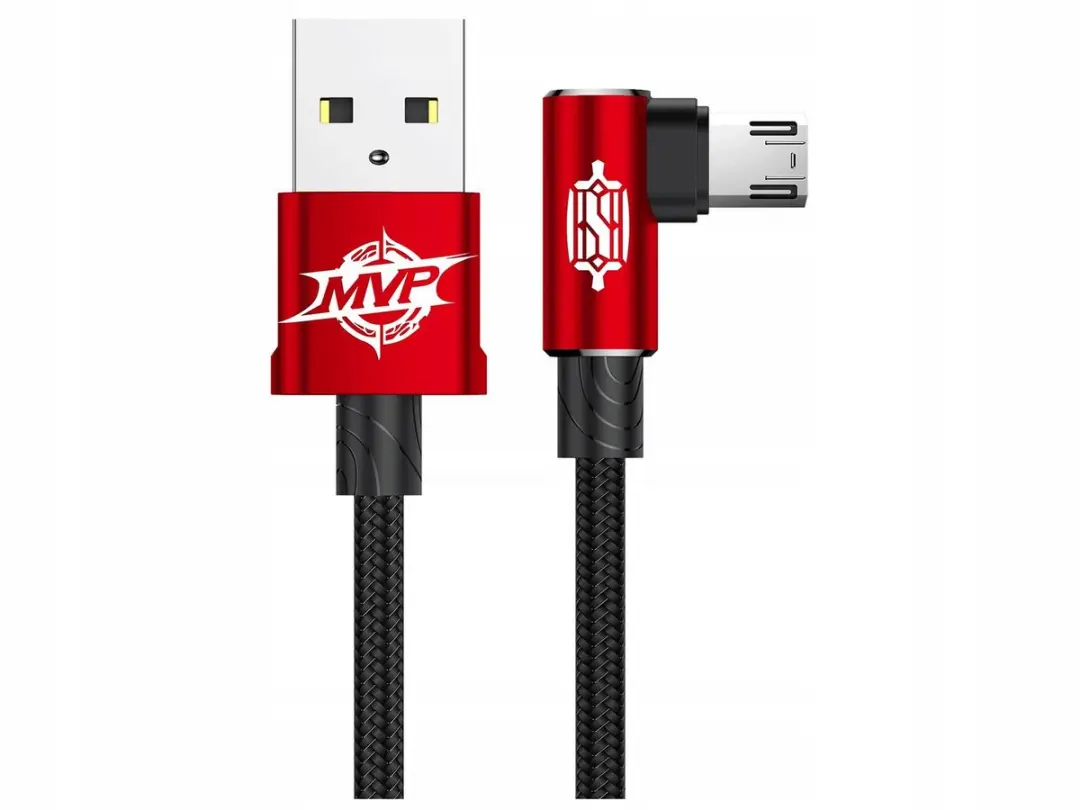 Baseus MVP Elleboog USB MicroUSB Kabel 1m 2A