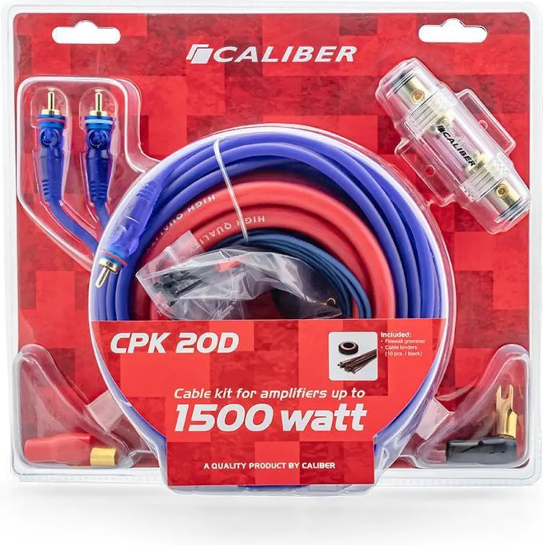 Caliber CPK20D Kabelset Subwoofer 20mm²