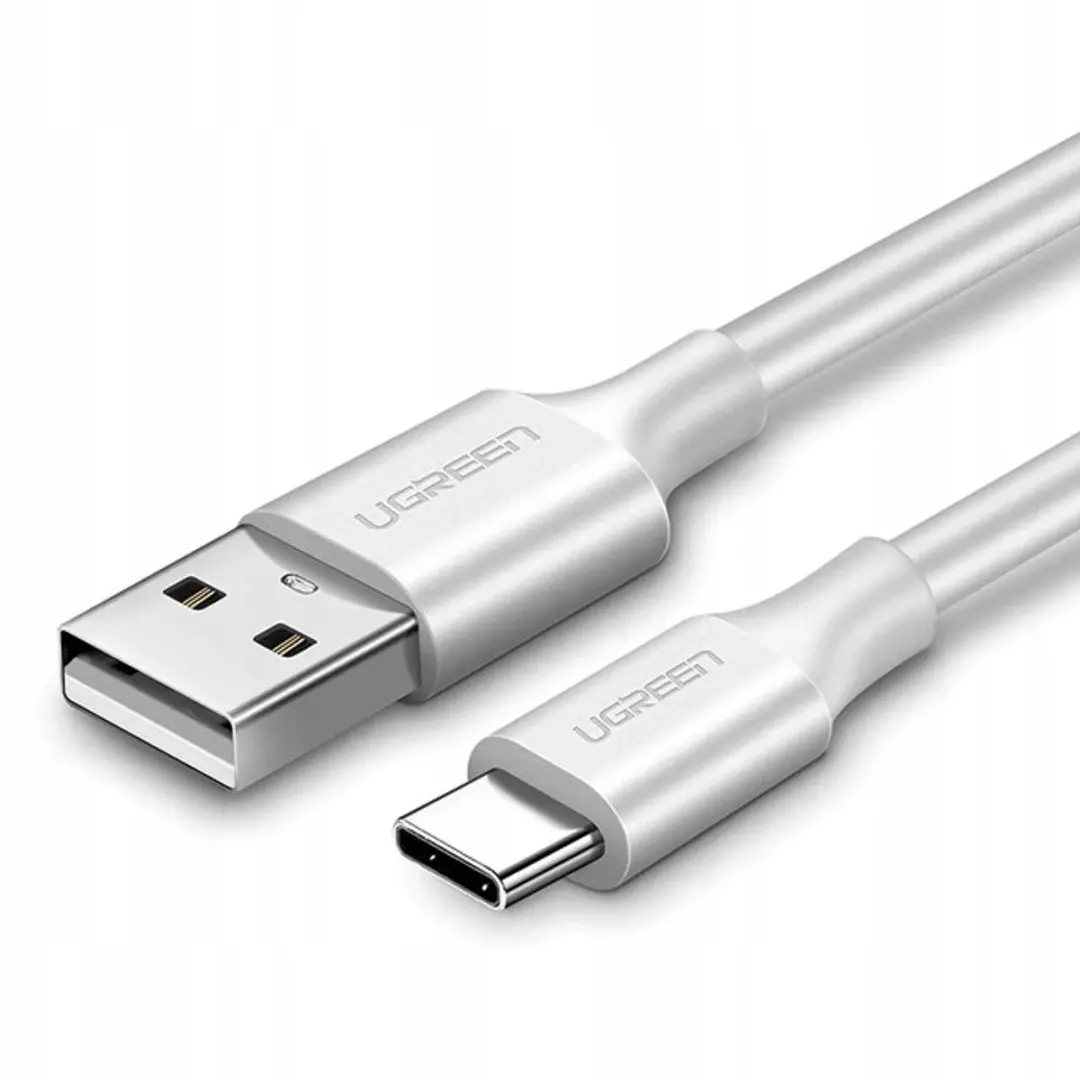 UGREEN USB-A naar USB-C Kabel 0.25m - Snel Laden QC 3.0 - Wit