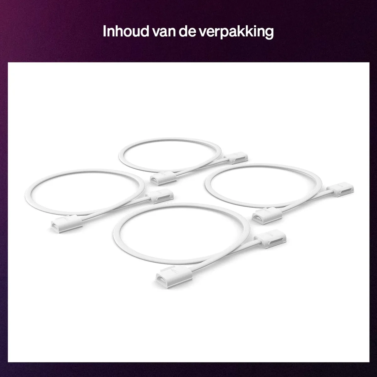 Philips Hue Flux Verbindingskabel 50cm - 4 Stuks