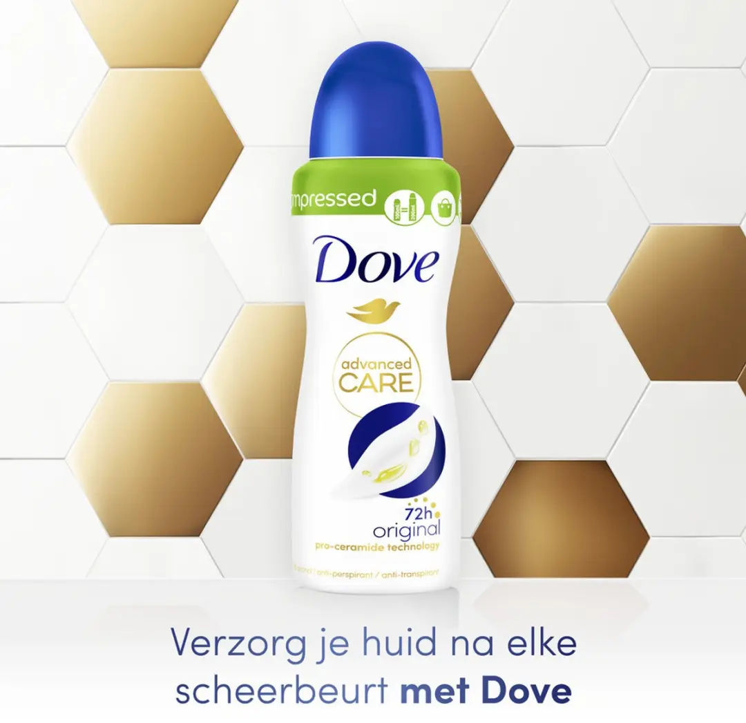 Dove Deo Spray Compressed 100ml - 5 Stuks
