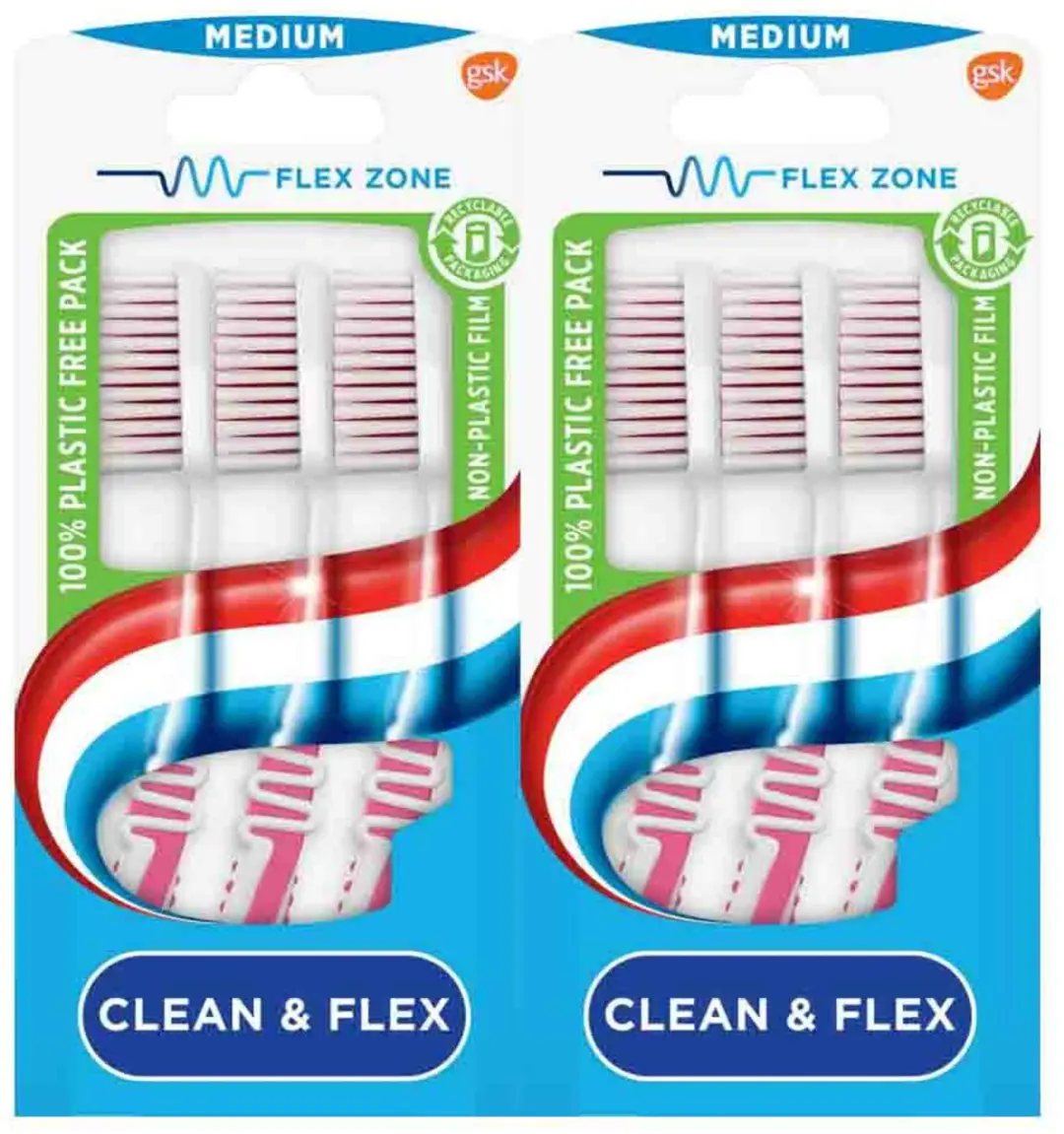 Aquafresh Clean & Flex Medium Tandenborstels