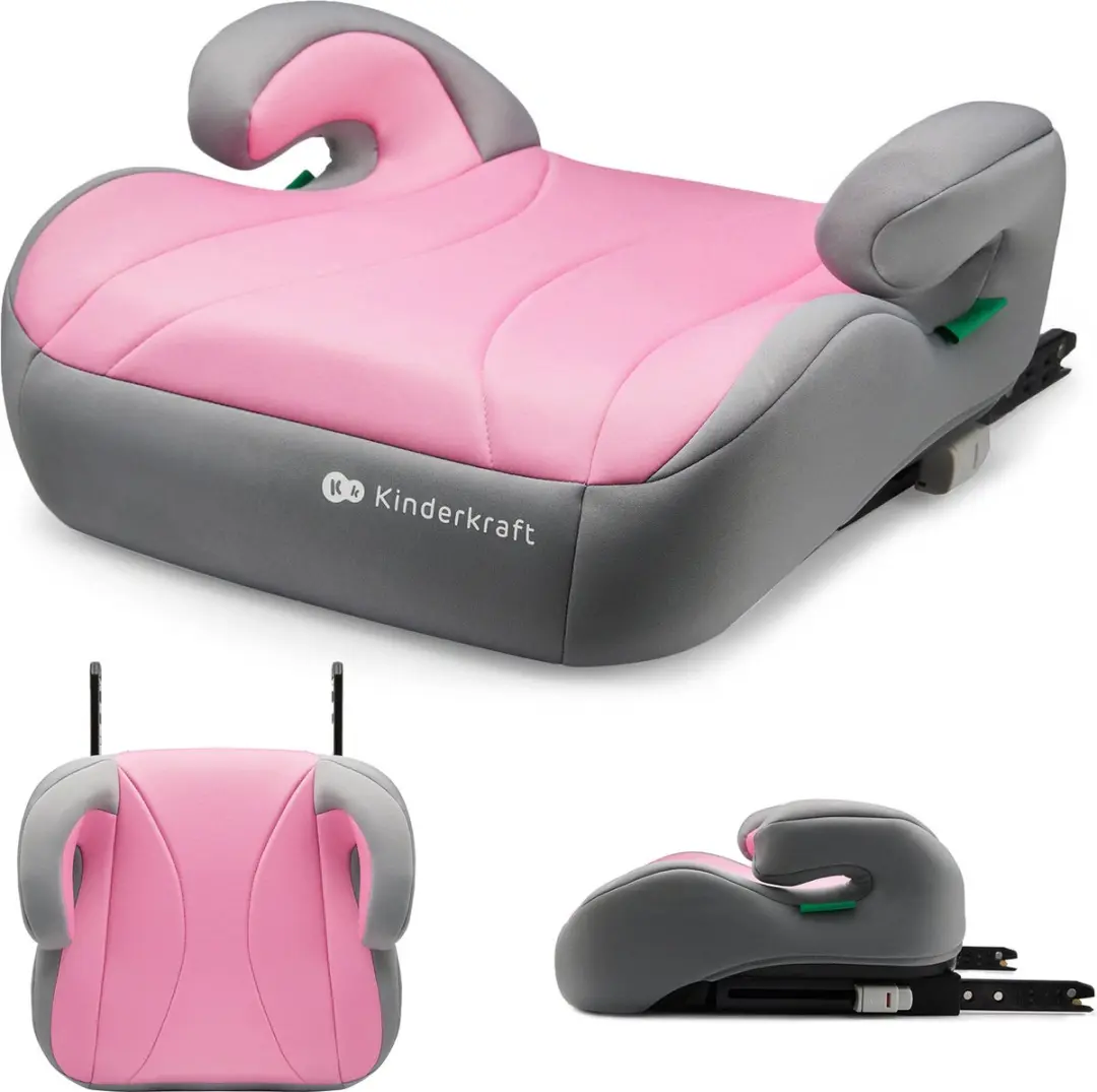 KinderKraft I-BOOST Zitverhoger I-Size 135-150cm Roze