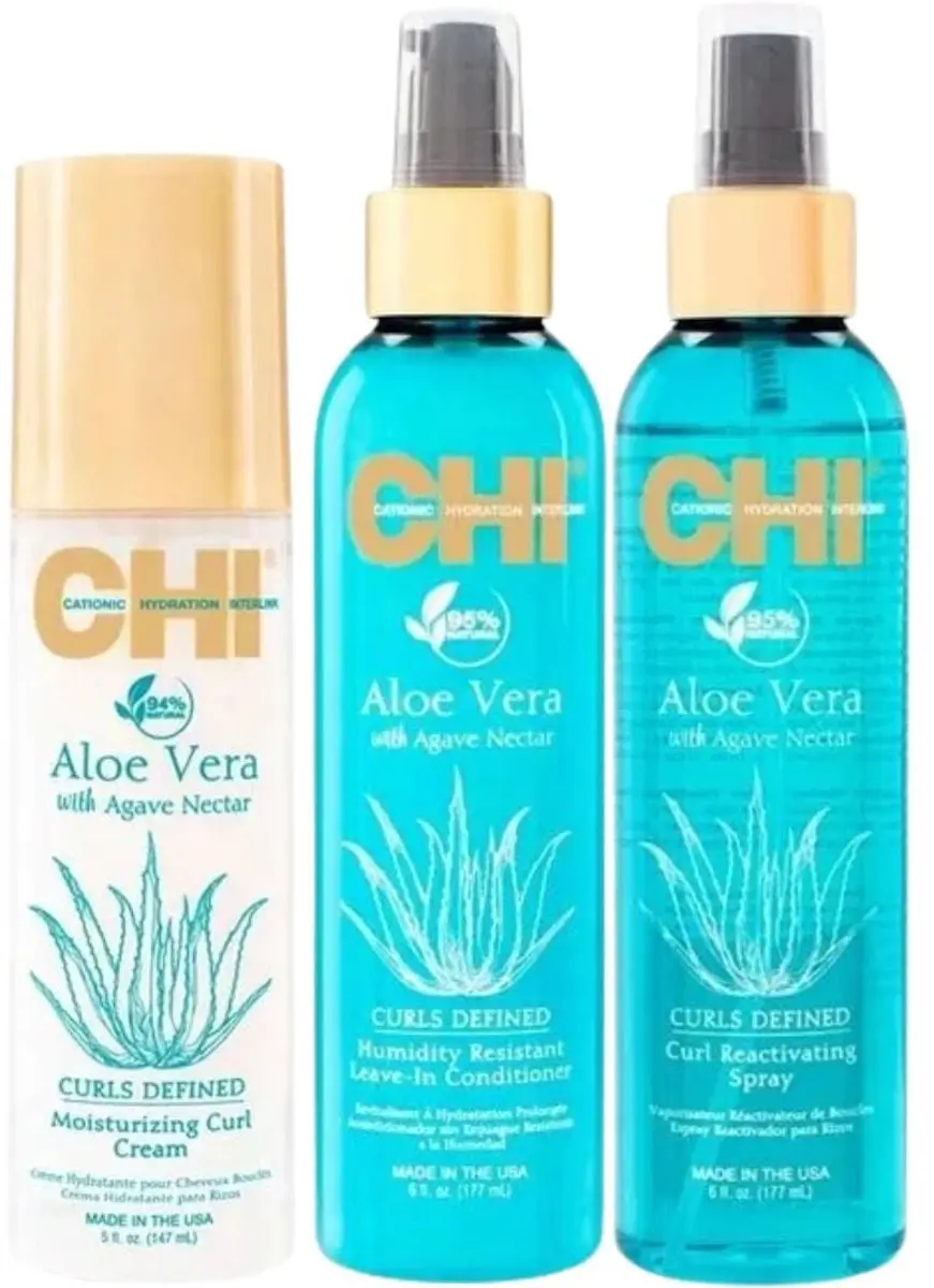 Chi Natural Life Aloe Vera Curl Styling Set