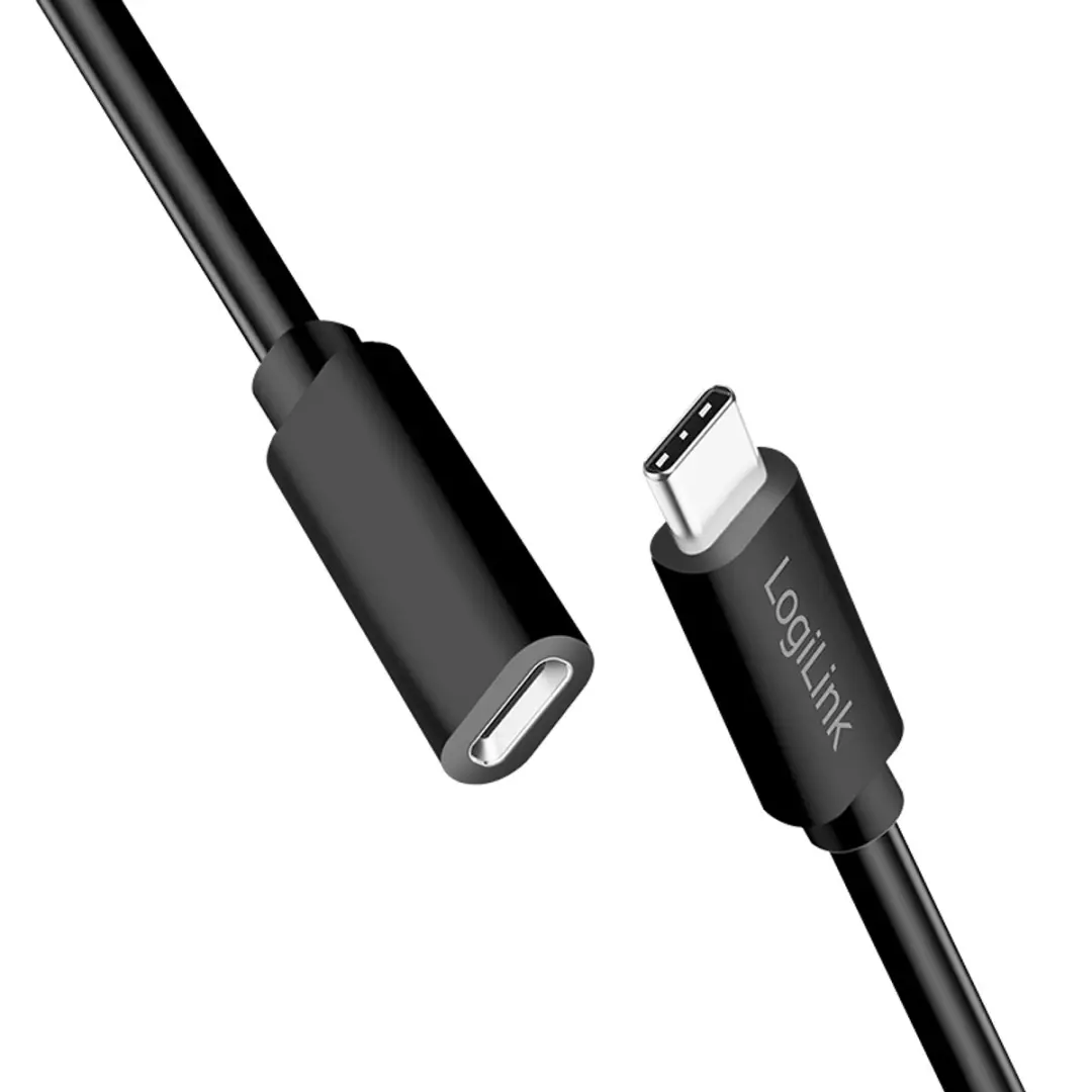 Logilink USB-C Kabel CU0210 USB 2.0 - 1m - Zwart