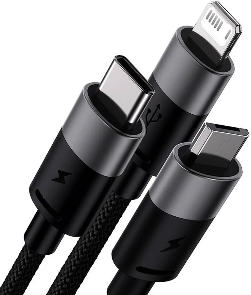 Baseus USB-C Kabel 3,5A 0,6m - Transparant
