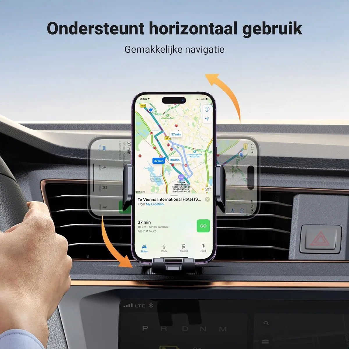 Ugreen Telefoonhouder Auto - Universeel - Grijs - afbeelding 3 van 6