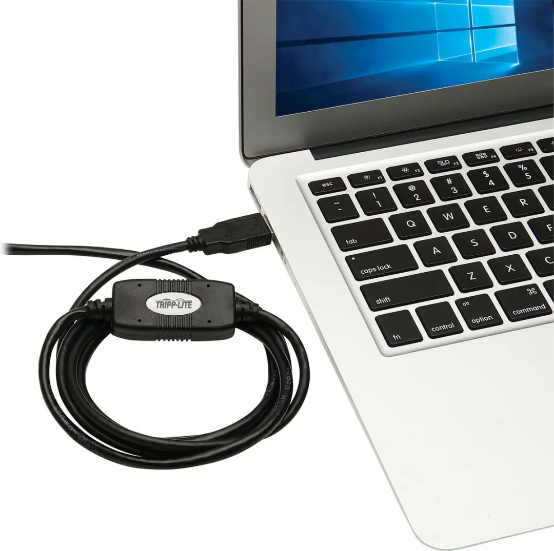 Tripp Lite U009-006-RJ45-X USB 2.0 Type-A Kabeltussenstuk - Zwart