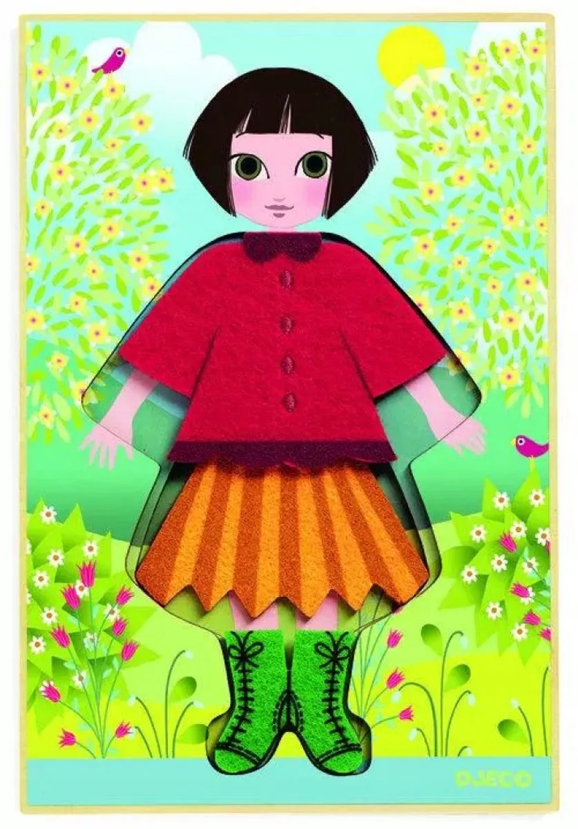 Djeco Cleo Tricot Houten Puzzel