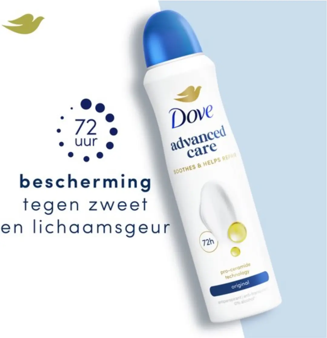 Dove Deodorant Spray Advanced Care Original - 6x250ml