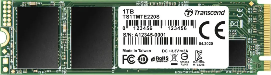 Transcend 220S TS1TMTE220S M.2 SSD 1TB
