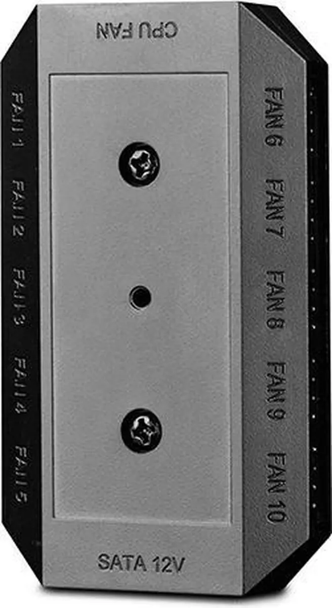 DeepCool FH-10 PWM Fan Hub - 10 Poorten - Zwart